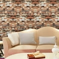thumbnail image 3 of VALSEEL DIY Self Adhensive Brick Pattern Wallpaper Sticker for Home Wall Decoration Wall Paper Wall Panel Wallpaper Kid Room Wall Art, 3 of 3