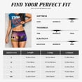 thumbnail image 3 of KLL Planets And Stars Pattern Workout Shorts for Women Scrunch Short Gym Yoga Running Sport Active Exercise Fitness Shorts, 3 of 5