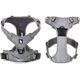 thumbnail image 2 of Arnés reflectante ajustable para perros que disuade de tirar del chaleco para mascotas, coche de nailon duradero (gris, XS), 2 of 5