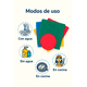 thumbnail image 2 of Set 8 Cuadri Esponja Fibra Estropajo Multiusos Chica Cocina Color Multicolor, 2 of 5