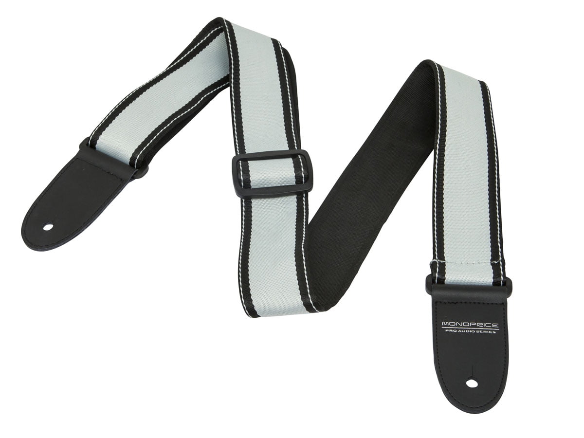 black nylon guitar strap
