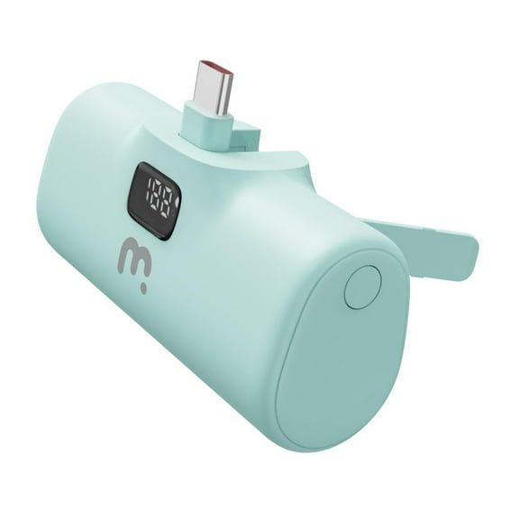 5000 mAh USB‑C Portable Travel-Ready Compact USB-C Quick-Charge Portable Charger with Built-In Stand