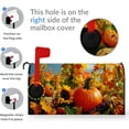 thumbnail image 4 of Fall Harvest Mailbox Covers Autumn Thanksgiving Pumpkin Mailbox Covers Magnetic Corn Sunflower Mailbox Wraps Maple Leaves Letter Box Cover 21x18 for Garden Outdoor Yard, 4 of 6