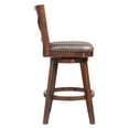 thumbnail image 4 of Boraam Broadmoor 29in. High Back Swivel Wood Bar Stool, Cappuccino Finish, 4 of 6
