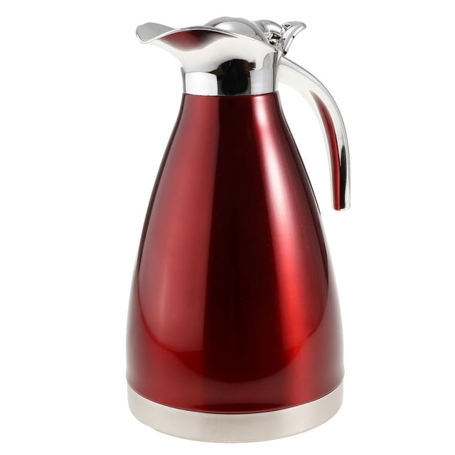 Hervidor eléctrico Baoblaze hervidor de vacío de acero inoxidable 1.5L Rojo