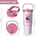 thumbnail image 5 of 1pc Pet Lovers 30oz Tumbler with Straw & Handle - Insulated Stainless Steel Cup | Holiday Gift for Man Women (Christmas, Valentine's, Birthday), 5 of 7