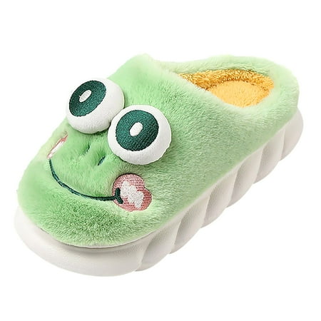 

Bkolouuoe Grandma Slippers for Women Slippers For Men Winter Warm House Home Thick Bottom Slippers Hard Shoe