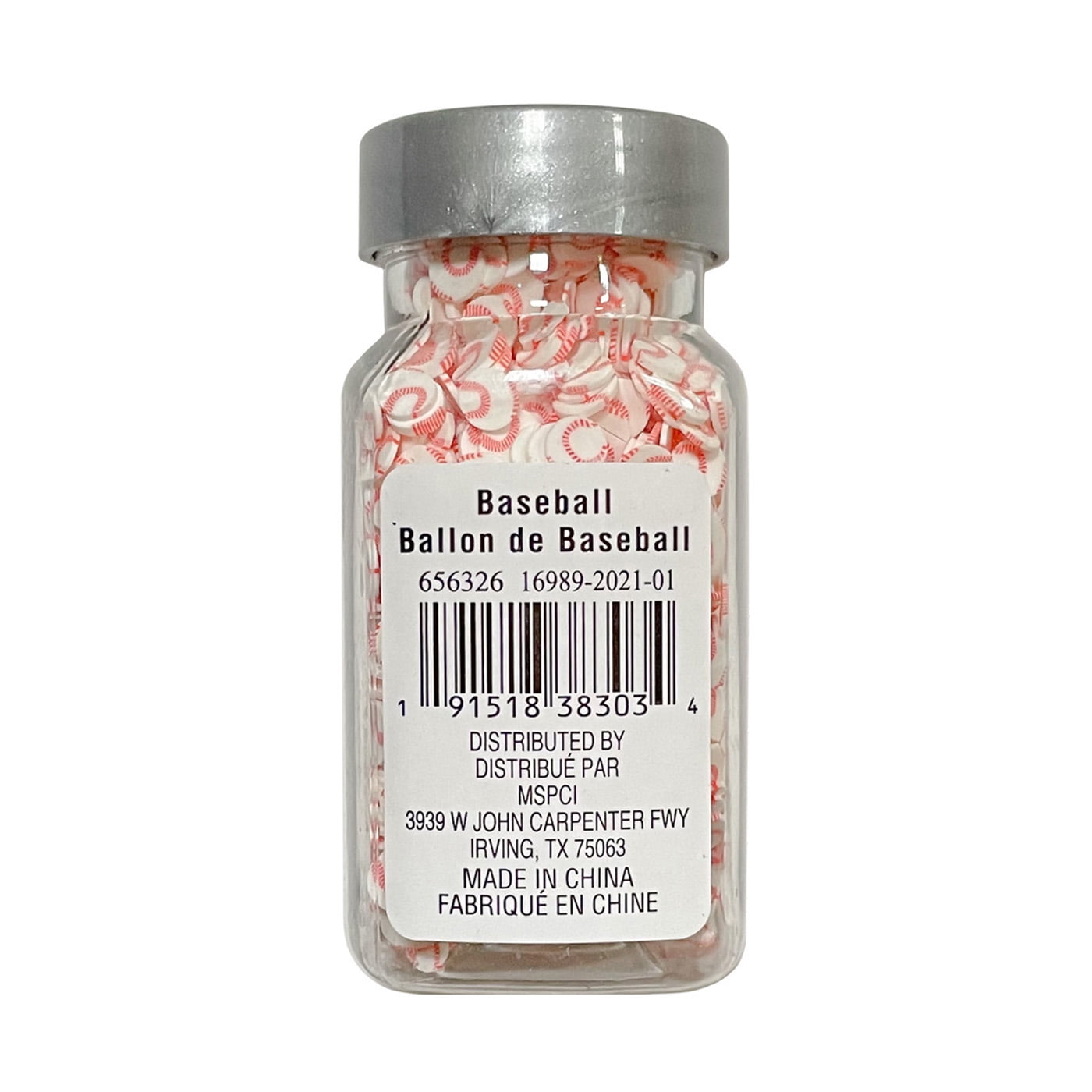Recollections Baseball Specialty Glitter Shapes, 12 Pack
