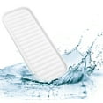thumbnail image 5 of Soap Dish Soap Cleaning Storage Keep Soap Dry for Home Bathroom Kitchen Silicone White 23x9cm, 5 of 6