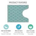 thumbnail image 2 of Sussexhome Toilet Mat - Machine Washable & Absorbent Bath Rugs for Bathroom Floor - Plush, Non Slip Bath Rug - Polyester & Cotton Bathroom Rugs with Printed Pattern Design - 20”x24" Bathroom Mats, 2 of 6