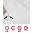 thumbnail image 6 of Easter Bunny Kitchen Dish Towels for Drying Dishes Set of 2, Green Eucalyptus Leaves Spring Flowers Black Waffle Weave Microfiber Hand Tea Bathroom Towels Quick Dry & Absorbent Towel 12x12, 6 of 7