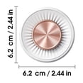 thumbnail image 4 of Portable Silent Mini Bladeless Fan Clip On,Waist Clip Mini Cyclone Bladeless Fan, 3 Wind Speeds, Fast Charging, Suitable For Outdoor, Travel And Office, 4 of 10