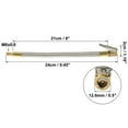 thumbnail image 4 of Stainless Steel 21cm Air Chuck Inflator Compressor Pump Extension Hose for Car Motorbike Quick Connect, 4 of 6