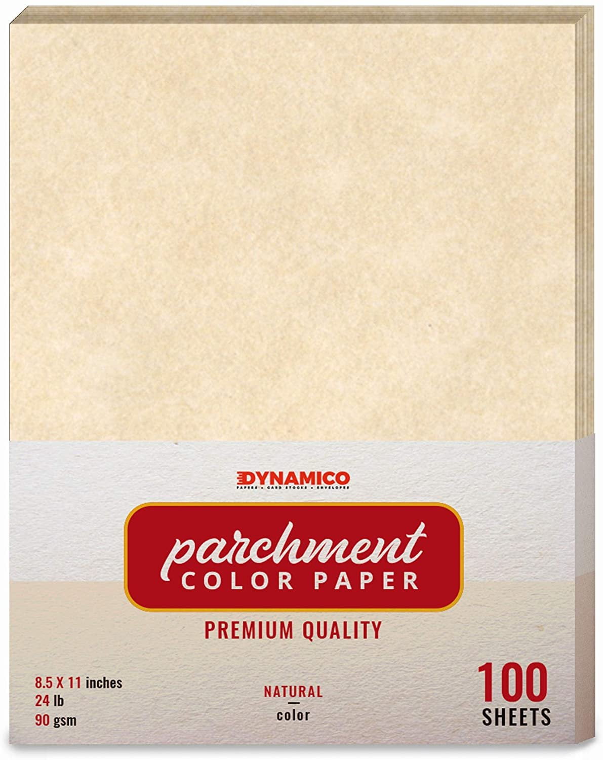 Natural 8.5 x 11" Stationery Parchment Colored Regular Papers, Color