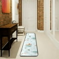 thumbnail image 6 of Kitchen Rugs and Mats Non-Skid Washable Runner Rugs Christmas Snowman Animal Long 72x24 inch for Floor Cushioned Hallway Entryway Indoor 2x6, 6 of 7