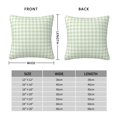 thumbnail image 3 of Rateoe Green Checkboard Pattern Throw Pillow Cover Premium Pillow Stuffer Sham Square for Decorative Cushion Bed Couch Sofa(Pillow insert not included), 3 of 8