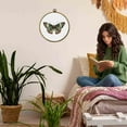 thumbnail image 5 of Moody Dragonfly Wall Art Decor, vintage butterfly wall art,  Vintage Dark Academia Insect Canvas Print 10x10, Cottagecore Minimalist Round Wall Hanging for Bedroom Living Room, 5 of 8