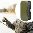 thumbnail image 6 of figatia Fly Box for Fly Fishing Fly Fishing Tackle Box Small Fishing Gift for Men Compact Foam Insert Organizer Lure Box Double Sided Green, 6 of 8