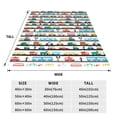 thumbnail image 3 of Fuzoiu Funny Transport Print Ultra-Soft Micro Fleece Blanket,All Seasons Flannel Throw, Lightweight Blanket for Bed, Sofa, Couch, Movie Night, Camping, and Travel-60"x50", 3 of 7