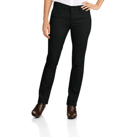 Women's Slim Fit Straight Leg Stretch Twill Pant (Best Slim Fit Womens Ski Pants)