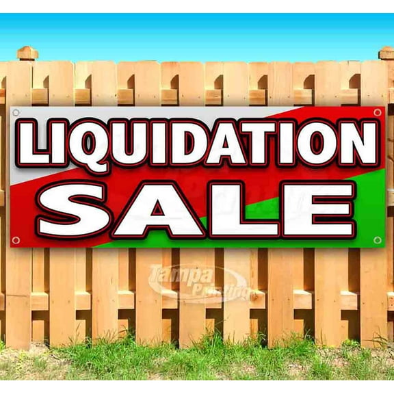 Liquidation Sale 13 oz Vinyl Banner With Metal Grommets