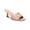 Beige, variant on Womens Capreece Faux Leather Slide Heels