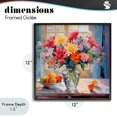 thumbnail image 4 of Stupell Industries Eclectic Summer Flowers & Fruit Black Framed Giclee Art, 12 x 12, by Creative Studio, 4 of 8