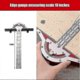 thumbnail image 2 of 10-Inch Stainless Steel Carpenters Protractor - Adjustable Angle Measuring Tool for Woodworking & Engineering_MM2, 2 of 5