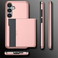 thumbnail image 5 of Phone Case FOR Samsung S24FE Phone Case for S23 Slider Card 2-in-1 Structure Galaxy S22 Wallet Case, 5 of 10