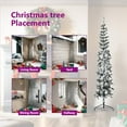 thumbnail image 5 of vidaXL Christmas Tree Slim Artificial Half with Stand, 5 of 11