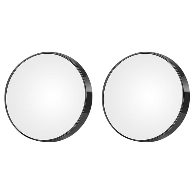 10x Magnifying Glass Mirror - 2pcs Magnification Makeup Tool Portable Magnifying Mirror - Small Magnifying Mirror With Suction Cup - Compact Mirror For Plucking Eyebrows 3.5 Inches
