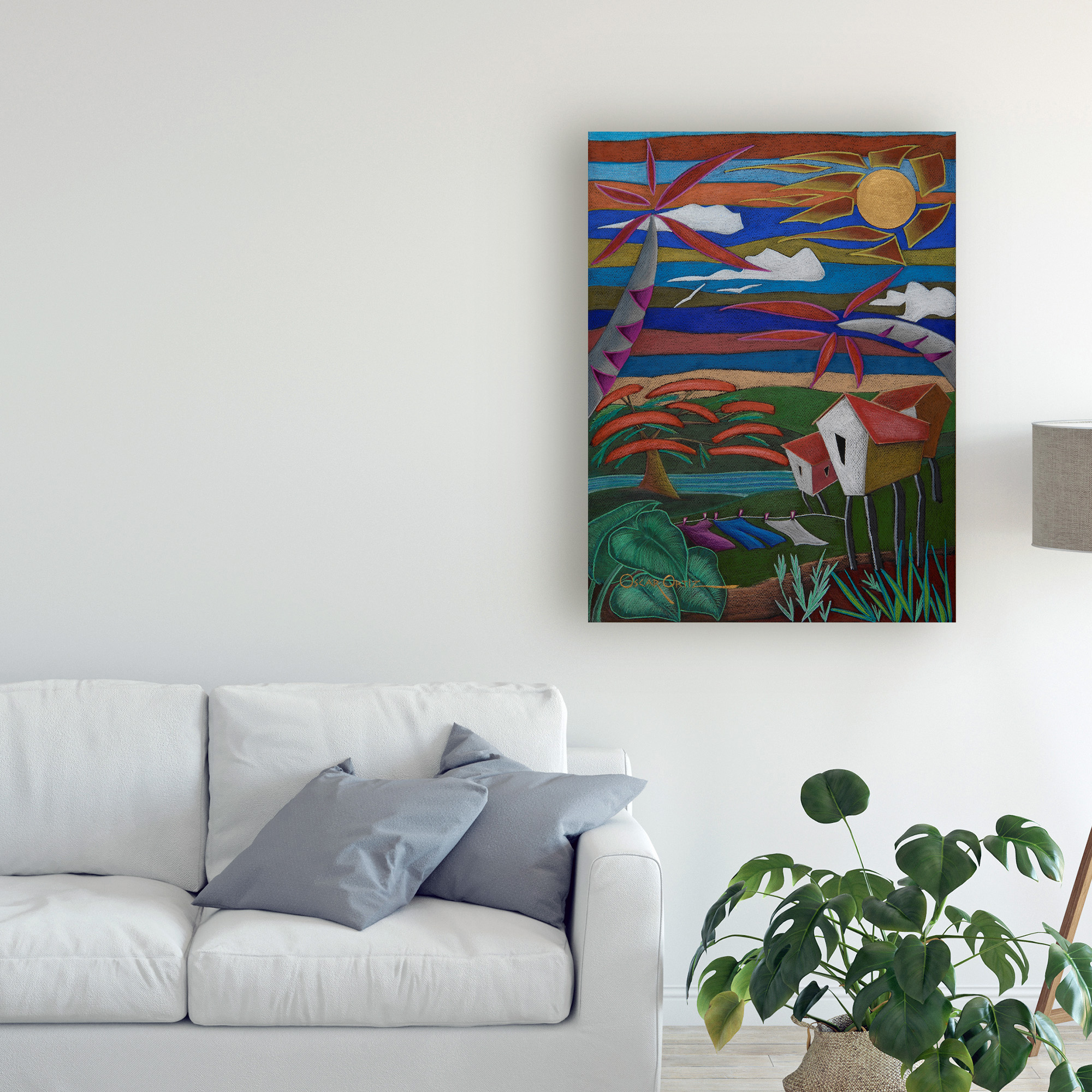 Trademark Fine Art 'Remembranzas' Canvas Art by Oscar Ortiz