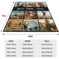 thumbnail image 6 of Custom Blanket with Picture Text Customized Blankets with Photos Customizable Personalized Blankets and Throws for Adult Kid Birthday Christmas Valentines Day Memorial Gift,, 6 of 6