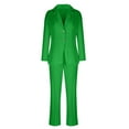 thumbnail image 3 of Two Piece Outfits Womens Dressy Elegant Blazers Suit Jacket with Pencil Pants Business Casual Suits, 3 of 5