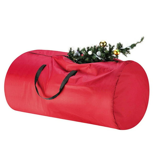 Coofit Christmas Tree Bag Large Capacity Plastic Xmas Tree Storage Bag Xmas Tree Tote
