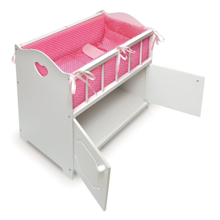 Badger basket doll crib with cabinet sale