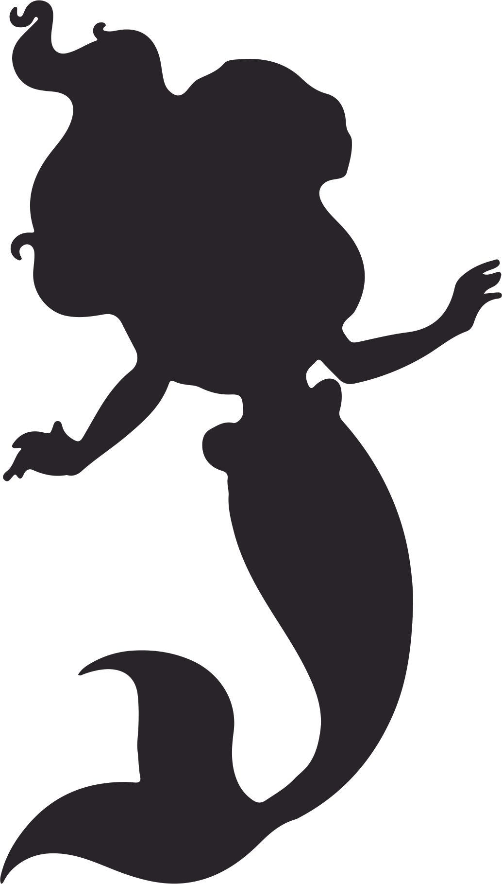 ariel disney princess cartoon character art vinyl decors