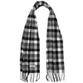 thumbnail image 4 of Falari Men Women Unisex Classic Soft Winter Scarf 78" x 12" - Black/Gray/White, 4 of 6