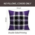 thumbnail image 2 of LALILO Throw Pillow Covers Lumberjack Trendy Hipster Tartan And Cushion Cover 18" x 18", 2 Pack, 2 of 6