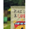 thumbnail image 2 of Printtoo Tan Peace| Love & Camping Caravans Personalized Camping Flags For Campers Double SidedFlagCampsiteFlagOutdoor Garden Sign, 2 of 4