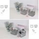 thumbnail image 5 of Fabric Desktop Storage Box Storage Basket Box Foldable Cosmetic Dressing Table, 5 of 5