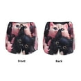 thumbnail image 6 of Uemuo Cute Kittens Group Portrait Pattern Women's Athletic Shorts High Waisted Running Shorts with Liner Pockets Gym Elastic Workout Shorts-X-Large, 6 of 9