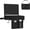 Black, variant on Stadium Seat for Bleachers with Back Support, Portable Bleacher Seat with Wide Comfy Padded Cushion, Metal Hook, Folding Stadium Chair with Shoulder Strap, Carry Handle, Cup Holder