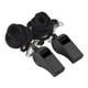 thumbnail image 1 of EeaseMX 2 silbatos deportivos de plástico con cordón (negros), 1 of 6