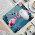 thumbnail image 2 of Flamingo Rainforest Mouse Pad for Laptop Wireless Mouse Home Office Travel, Portable & Washable, 2 of 7