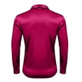 thumbnail image 4 of VgaVtl Muscle Mens Plus Size Shirts Long Sleeve Collared Clothing for Men Pink Loose Party Button up Casual Plain Shirts,XXL, 4 of 9