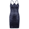 thumbnail image 6 of PrettyGuide Womens Sexy Sparkly Sequin Party Club Dress Adjustable Spaghetti Strap Shimmer Bodycon Mini Dress, 6 of 7