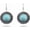 Round, variant on Bohemian Turquoise Earrings for Women Boho Vintage Oval Western Drop Dangle Earrings Geometric Ethnic Teardrop Earrings Turquoise Jewelry