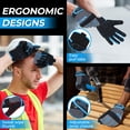 thumbnail image 6 of HANDLANDY Work Gloves Mens & Women, Utility Safety Mechanic Work Gloves Touch Screen, Flexible Breathable Work Gloves (Large, Blue), 6 of 8