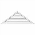 thumbnail image 3 of Ekena Millwork GVPTR56X2602SN Triangle Surface Mount PVC Gable Vent, 56''W x 25.625"H, Factory Primed White, 3 of 4